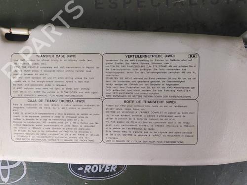 Right sun visor SUZUKI JIMNY Closed Off-Road Vehicle (SN)  | BP18096979I2 