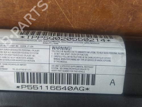 Right curtain airbag JEEP GRAND CHEROKEE III (WH, WK) 3.0 CRD 4x4 | BP24217077C12 