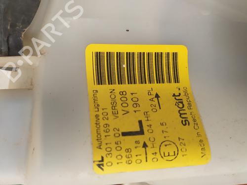 Left headlight SMART CITY-COUPE (450) 0.6 (S1CLA1, 450.341) | BP25331005C28 