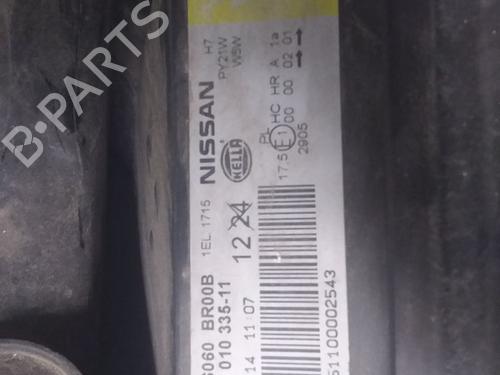 Used Left headlight NISSAN QASHQAI I (J10, NJ10) [2006-2015]  27323225