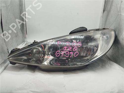 Used Left headlight Left headlight PEUGEOT 206 Hatchback (2A/C) 2.0 HDI 90 (90 hp) 23062865 23062865
