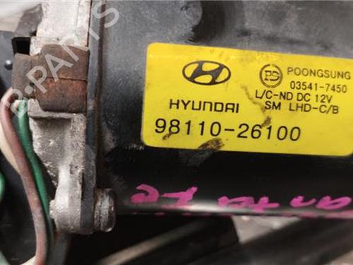 Used Front wiper motor HYUNDAI SANTA FÉ I (SM) 2.0 CRDi 4x4 (113 hp) 29929521