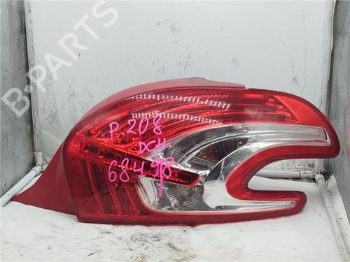 Used Right taillight PEUGEOT 208 I (CA_, CC_) 1.2 VTI 82 (82 hp) 24705951
