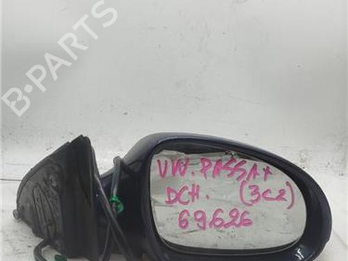 Right mirror VW PASSAT B6 (3C2) 2.0 TDI 16V E101078