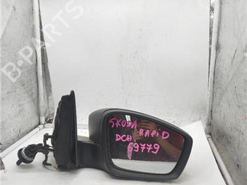 Used Right mirror SKODA RAPID Spaceback (NH1) 1.4 TDI (90 hp) 28711389