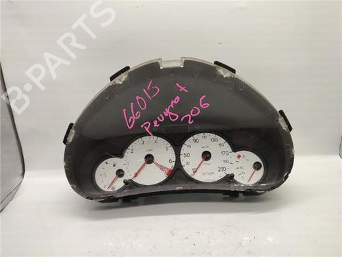 Used Instrument cluster PEUGEOT 206 Hatchback (2A/C) 1.4 i (75 hp) 18403376