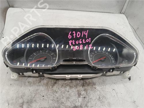 Used Instrument cluster PEUGEOT 208 I (CA_, CC_) 1.2 PureTech 82 (82 hp) 29468688