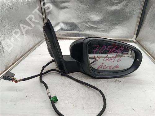 Used Right mirror VW GOLF VI (5K1) 1.6 TDI (90 hp) 30867538