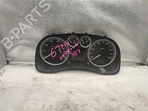 Used Instrument cluster PEUGEOT 307 (3A/C) 1.6 16V (109 hp) 20714507