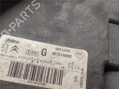 Left headlight CITROËN C-ELYSEE (DD_) 1.6 VTi 115 (DDNFP0, DDNFP6, DDNFP9) | BP26404521C28