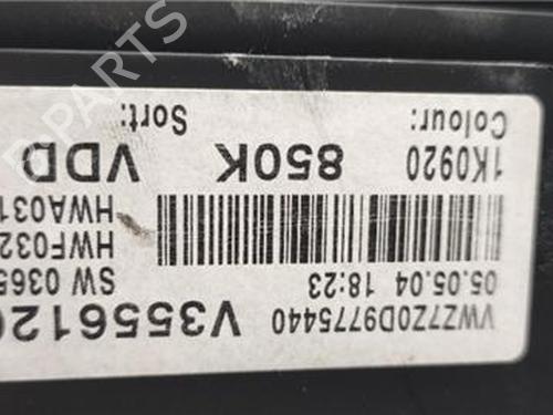 Instrument cluster VW GOLF V (1K1) 1.6 | BP19445467C47 