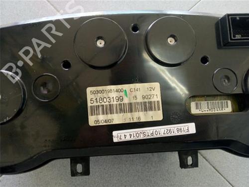 Instrument cluster FIAT BRAVO II (198_) 1.9 D Multijet (198AXB1A) | BP18387904C47 