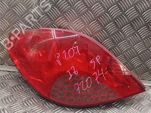 Used Left taillight Left taillight PEUGEOT 207 (WA_, WC_) 1.4 16V (95 hp) 36345593 36345593