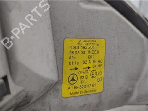 Left headlight MERCEDES-BENZ A-CLASS (W168) A 170 CDI (168.009, 168.109) | BP18381013C28 