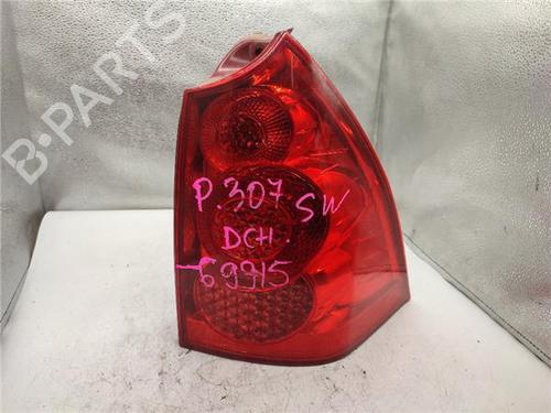 Used Right taillight PEUGEOT 307 (3A/C) 1.6 HDi (90 hp) 29415262
