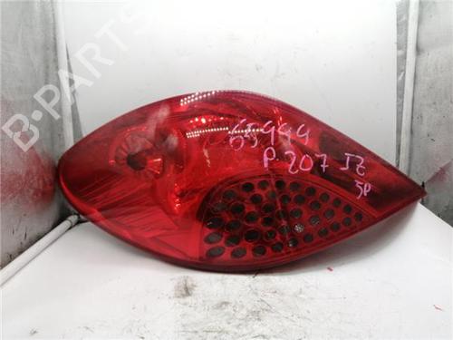 Used Left taillight PEUGEOT 207 (WA_, WC_) 1.4 (73 hp) 28526263