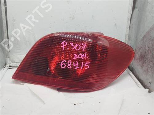 Used Right taillight PEUGEOT 307 (3A/C) 1.6 16V (109 hp) 24459815