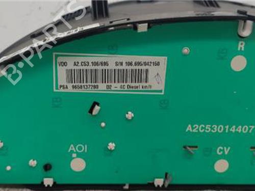 Instrument cluster PEUGEOT 407 (6D_) 1.6 HDi 110 (6D9HZC, 6D9HYC) | BP18405005C47 