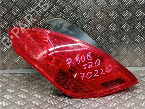 Used Left taillight PEUGEOT 308 I (4A_, 4C_) 1.6 16V (120 hp) 30139442