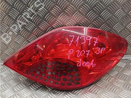 Used Right taillight Right taillight PEUGEOT 207 (WA_, WC_) 1.6 16V VTi (120 hp) 33059777 33059777