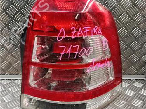 Used Right taillight Right taillight OPEL ZAFIRA / ZAFIRA FAMILY B (A05) 1.6 (M75) (115 hp) 34176337 34176337