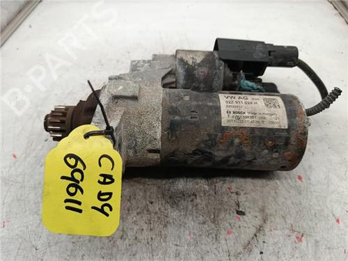 Startmotor VW CADDY III Box Body/MPV (2KA, 2KH, 2CA, 2CH) 1.6 TDI (102 hp) 29216078