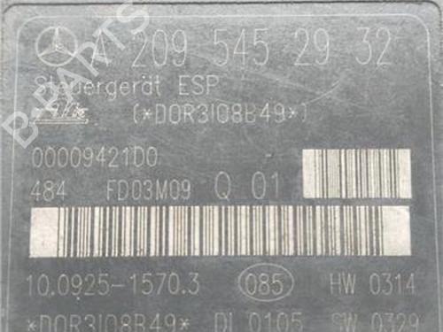 ABS pump MERCEDES-BENZ C-CLASS Coupe (CL203) C 180 Kompressor (203.746) | BP21600611M43 