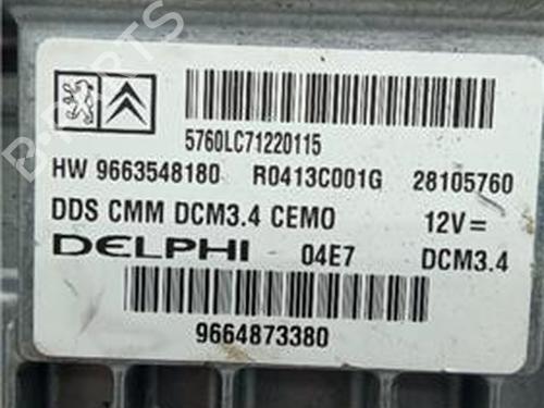 Electronic module PEUGEOT 407 (6D_) 2.0 HDi 135 (6DRHRH, 6DRHRE, 6DRHRG, 6DRHRJ) | BP18382364M83 