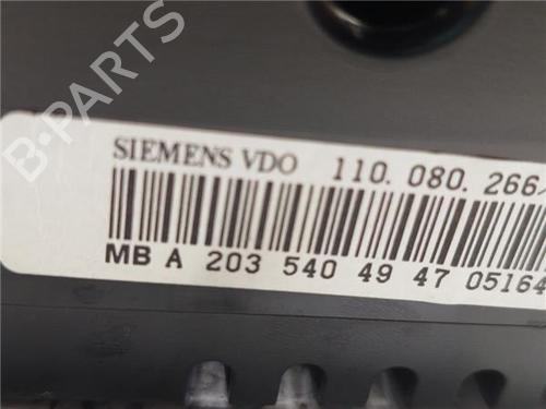 Instrument cluster MERCEDES-BENZ C-CLASS (W203) C 200 CDI (203.007) | BP21522547C47 