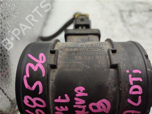 Mass air flow sensor OPEL MERIVA B MPV (S10) 1.7 CDTI (75) | BP29441883M95 