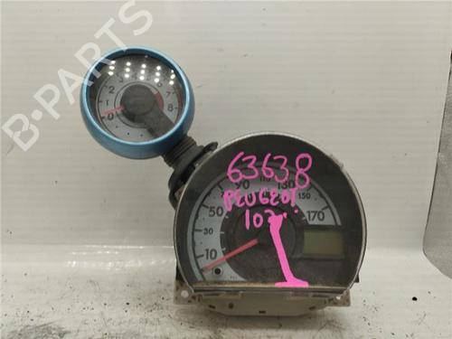 Used Instrument cluster PEUGEOT 107 (PM_, PN_) 1.0 (68 hp) 18886782