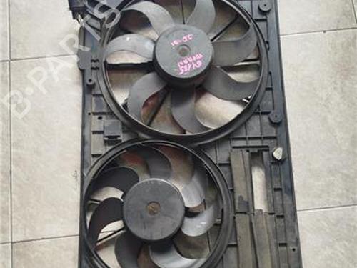 Used Radiator fan VW TOURAN VAN (1T1, 1T2) 2.0 TDI (136 hp) 24624921