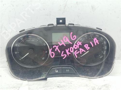 Used Instrument cluster SKODA FABIA II (542) 1.2 LPG (69 hp) 25451382