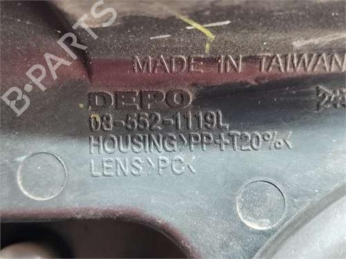 Left headlight CITROËN C2 (JM_) 1.4 HDi | BP38548259C28 - Image 4