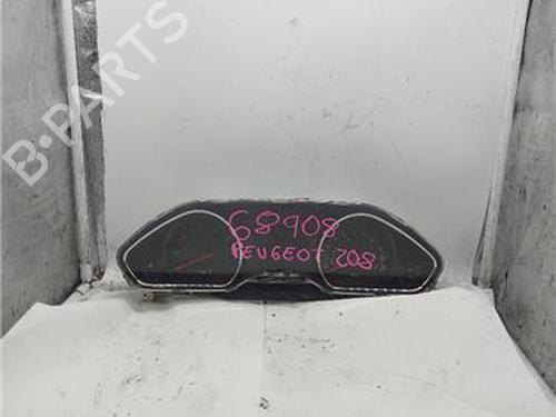 Used Instrument cluster PEUGEOT 208 I (CA_, CC_) 1.2 VTI 82 (82 hp) 28136461