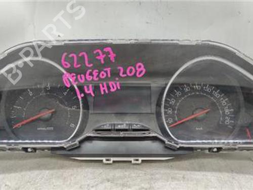 Used Instrument cluster PEUGEOT 208 I (CA_, CC_) 1.4 HDi (68 hp) 18007737