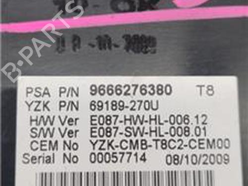 Instrument cluster PEUGEOT 5008 I Van (0U_) HDi 150 (0URHEM) | BP18007766C47 