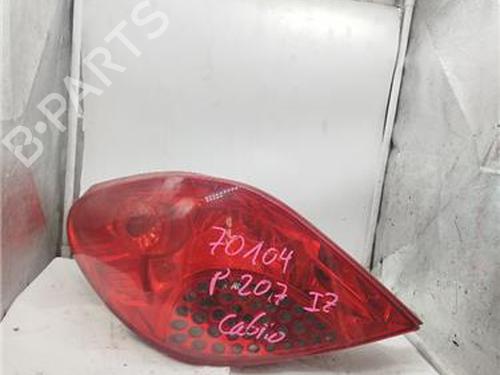 Used Left taillight PEUGEOT 207 CC (WD_) 1.6 16V (120 hp) 29760511