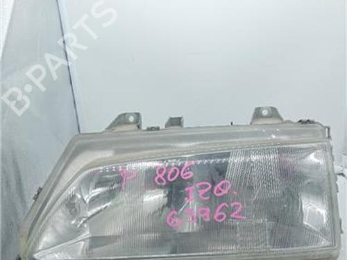 Used Left headlight Left headlight PEUGEOT 806 (221) 2.0 Turbo (147 hp) 18003490 18003490