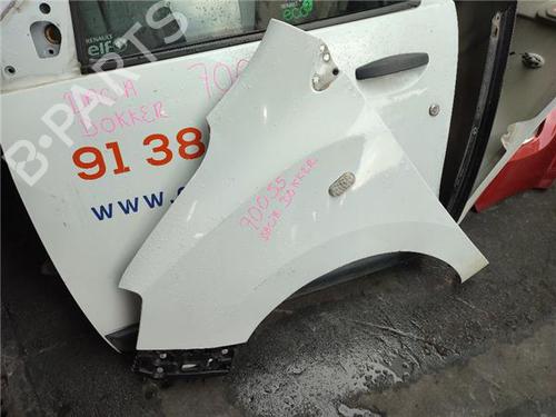 Used Left front fenders DACIA DOKKER Box Body/MPV 1.5 dCi 75 / Blue dCi 75 (FEJW, FEAH) (75 hp) 30139470
