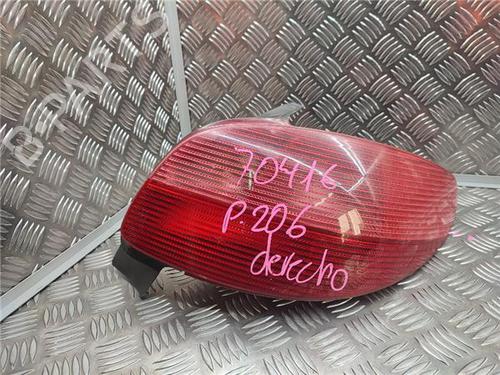 Used Right taillight PEUGEOT 206 Hatchback (2A/C) 1.9 D (69 hp) 30502633