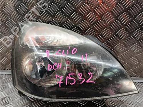 Used Right headlight Right headlight RENAULT CLIO II (BB_, CB_) 1.5 dCi (B/CB07) (65 hp) 33562119 33562119
