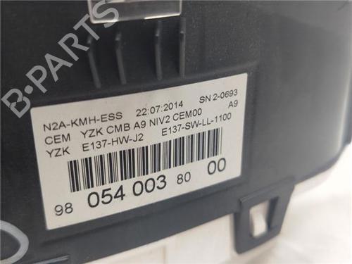Instrument cluster PEUGEOT 208 I (CA_, CC_) 1.2 VTI 82 | BP23435265C47