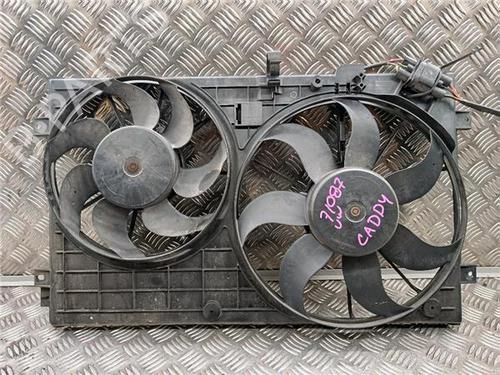 Used Radiator fan Radiator fan VW CADDY III Box Body/MPV (2KA, 2KH, 2CA, 2CH) 2.0 SDI (70 hp) 34333839 34333839