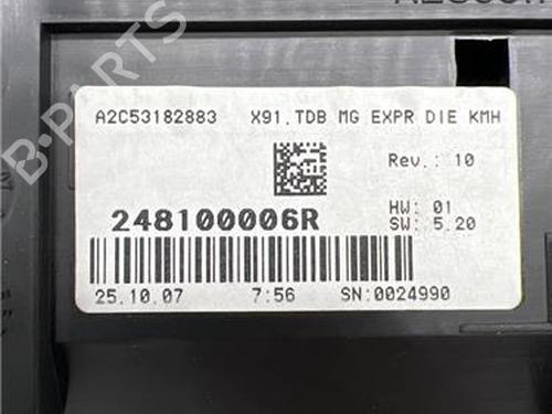 Instrument cluster RENAULT LAGUNA III Grandtour (KT0/1) 2.0 dCi (KT01, KT08, KT09, KT0K, KT12, KT1D, KT1W) | BP18390511C47 