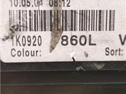 Instrument cluster VW GOLF V (1K1) 1.9 TDI | BP18006890C47 