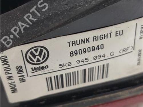Right tailgate light VW GOLF VI (5K1) 1.6 TDI | BP21136152C80