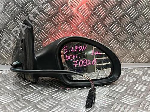Used Right mirror SEAT LEON (1M1) 1.9 TDI (110 hp) 31747324