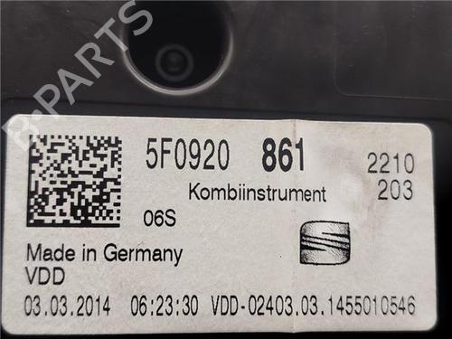 Instrument cluster SEAT LEON ST (5F8) 1.2 TSI | BP25435495C47 - Image 3