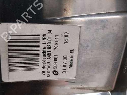 Left taillight SMART FORTWO Coupe (451) 1.0 (451.331, 451.380) | BP39418575C34 - Image 3